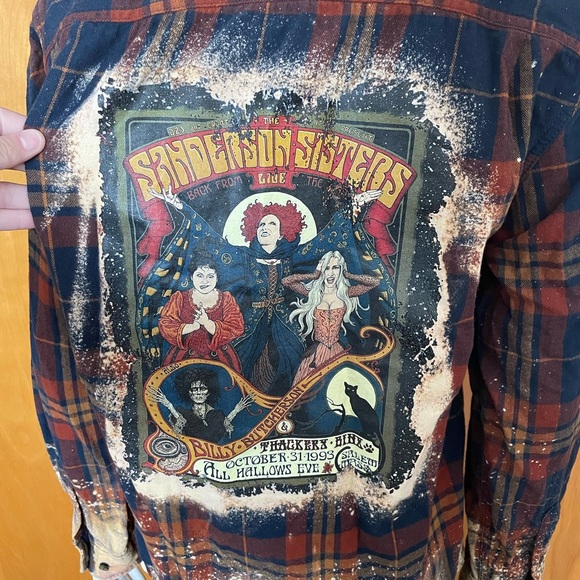 George Hocus Pocus Halloween Button Down Shirt Size Small - Picture 6 of 9